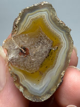 Load image into Gallery viewer, Polished Malawi Agate Half – High-Grade African Banded Agate Display Specimen