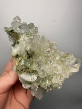 Load image into Gallery viewer, Chlorite-Included Quartz Cluster (Green Phantom Quartz) – Pakistan Mineral Specimen