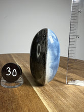 Load image into Gallery viewer, Lingam - Blue Opal with Chalcedony from India
