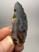Load image into Gallery viewer, Polished Malawi Agate Half – High-Grade African Banded Agate Display Specimen