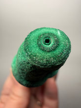 Load image into Gallery viewer, 3.5” Double Druzy Malachite Stalactite — Botryoidal “Cave” Formation | DR Congo | Collector Mineral Specimen