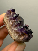 Load image into Gallery viewer, Premium Hematite-Phantom Deep Magenta Ametrine Cluster | Deccan Traps, India | Collector Mineral Specimen