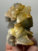 Load image into Gallery viewer, Isometric Fluorite & Scalenohedral Calcite Specimen | Pakistan Mineral Collector Display Piece