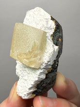 Load image into Gallery viewer, Rare Druzy Golden “Diamond” Calcite on Zeolite Matrix — Maharashtra, India | Collector Cabinet Specimen