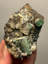 Load image into Gallery viewer, Rare Tenebrescent Color-Changing Cubic Fluorite | Hidden Forest Pocket — Diana Maria Mine, Frosterley, Weardale, County Durham, England