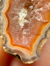 Load image into Gallery viewer, Polished Malawi Agate Half – High-Grade African Banded Agate Display Specimen