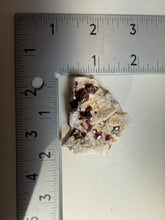 Load image into Gallery viewer, High-Grade Naturally Faceted Red Spessartine Garnet on Matrix — Skardu, Pakistan