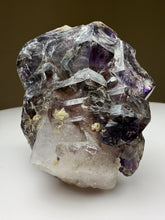 Load image into Gallery viewer, Elestial Smokey Amethyst Cluster as Secondary Quartz Growth • Brazil