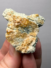 Load image into Gallery viewer, Hessonite Garnet Cluster on Matrix – Natural Collector Specimen from Pakistan | High-Grade Orange-Red Garnet Crystals