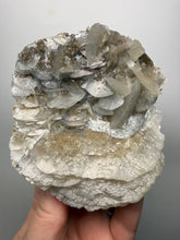 Load image into Gallery viewer, LARGE Silvery Bladed “Rose” Calcite Cluster – Yaogangxian Mine, Hunan, China