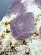Load image into Gallery viewer, Etched Botryoidal Lavender Fluorite on Quartz Matrix Collector Mineral Specimen — Hunan, China