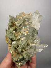 Load image into Gallery viewer, Chlorite-Included Quartz Cluster (Green Phantom Quartz) – Pakistan Mineral Specimen