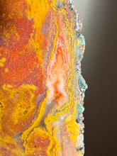 Load image into Gallery viewer, Pink Yellow Red Moroccan Agate | High Atlas Mountains •UNPOLISHED LAPIDARY SLAB