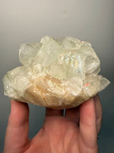 Load image into Gallery viewer, High-Grade Light Green Apophyllite on Pink Stilbite Zeolite | Indian Collector Mineral Specimen