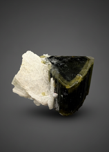 Load image into Gallery viewer, Green Cap Stak Nala Tourmaline with Cleavelandite – Haramosh Mountains, Pakistan | Thumbnail Specimen