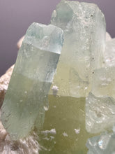 Load image into Gallery viewer, Luminous Mint Apophyllite with Glittering Druzy Sugar Quartz – India