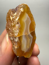Load image into Gallery viewer, Polished Malawi Agate Half – High-Grade African Banded Agate Display Specimen