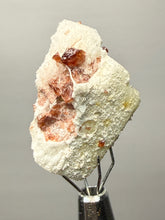 Load image into Gallery viewer, High-Grade Naturally Faceted Red Spessartine Garnet on Matrix — Skardu, Pakistan