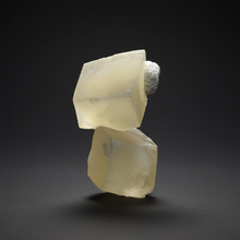 Load image into Gallery viewer, Rare Druzy Golden “Diamond” Calcite on Zeolite Matrix — Maharashtra, India | Collector Cabinet Specimen