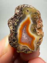 Load image into Gallery viewer, Polished Malawi Agate Half – High-Grade African Banded Agate Display Specimen