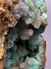 Load image into Gallery viewer, 8” Druzy Mint Green Smithsonite Cluster — Indonesia | Collector Mineral Specimen