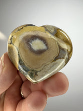 Load image into Gallery viewer, Cobra Jasper Puff Heart from India • High Grade