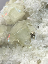 Load image into Gallery viewer, 3.1” New Find: Huanzala Mine Peru Sphalerite + Chalcopyrite + Apatite + Calcite + Quartz | Collector Display Specimen