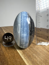 Load image into Gallery viewer, Lingam - Blue Opal with Chalcedony from India