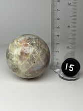 Load image into Gallery viewer, Sun and Moonstone Sphere