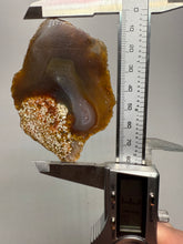 Load image into Gallery viewer, High-Grade Indonesian Sumatra Agate Pair – Vibrant Banded Chalcedony with Rich Color Zoning | Ethical Lapidary & Collector Display Specimens