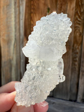 Load image into Gallery viewer, Clear Gem Apophyllite Encrusted Stalactite • Maharashtra, India