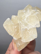 Load image into Gallery viewer, Rare Druzy Golden “Diamond” Calcite on Zeolite Matrix — Maharashtra, India | Collector Cabinet Specimen