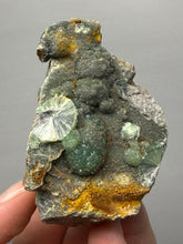 Load image into Gallery viewer, High-Grade Green Wavellite Collectors Specimen - Radiating Botryoidal Crystal Formation - Arkansas, USA