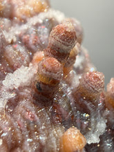Load image into Gallery viewer, “Goblin Chalcedony” Pink and Red Druzy Botryoidal Stalactites — Tichka Massif, High Atlas, Morocco