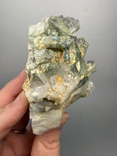 Load image into Gallery viewer, Chlorite-Included Quartz Cluster (Green Phantom Quartz) – Pakistan Mineral Specimen