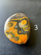 Load image into Gallery viewer, Bumblebee Jasper Agate Palm Stone from West Java, Indonesia • AAA High Grade