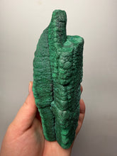 Load image into Gallery viewer, 6”+ Triple Malachite Stalactite — Botryoidal “Cave” Formation | DR Congo | Collector Mineral Specimen