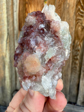 Load image into Gallery viewer, Red & Green Apophyllite + Peach Scolecite • RARE, High Grade • Maharashtra, India