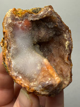 Load image into Gallery viewer, “Goblin Chalcedony” Pink & Orange Druzy Botryoidal Stalactites — Tichka Massif, High Atlas, Morocco