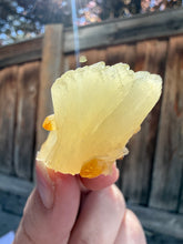 Load image into Gallery viewer, Golden Yellow Stilbite + Golden Calcite • Maharashtra, India
