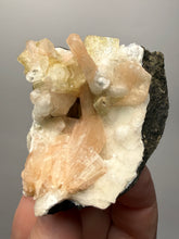 Load image into Gallery viewer, High-Grade Green Apophyllite on Stilbite Zeolite | Premium Indian Mineral Specimen