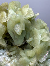 Load image into Gallery viewer, High-Grade Green Heulandite on Peach Stilbite Crystal Cluster | Deccan Traps, Maharashtra, India | Collector Mineral Specimen