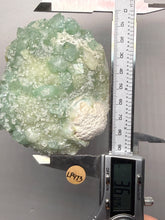 Load image into Gallery viewer, Luminous Mint Apophyllite with Glittering Druzy Sugar Quartz – India