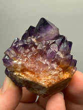 Load image into Gallery viewer, Premium Hematite-Phantom Deep Magenta Ametrine Cluster | Deccan Traps, India | Collector Mineral Specimen