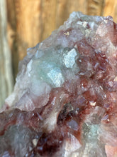 Load image into Gallery viewer, Red & Green Apophyllite + Peach Scolecite • RARE, High Grade • Maharashtra, India