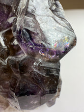 Load image into Gallery viewer, Elestial Smokey Amethyst Cluster as Secondary Quartz Growth • Brazil