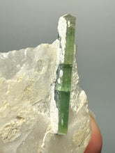 Load image into Gallery viewer, Lime Green Tourmaline on Matrix– Pegmatite Mineral Specimen from Pakistan