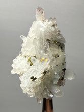 Load image into Gallery viewer, Chalcopyrite on Quartz Specimen | Borieva Mine, Madan Ore Field, Rhodope Mountains, Bulgaria