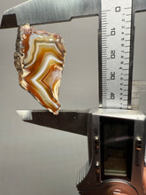 Load image into Gallery viewer, High-Grade Indonesian Sumatra Agate Pair – Vibrant Banded Chalcedony with Rich Color Zoning | Ethical Lapidary & Collector Display Specimens