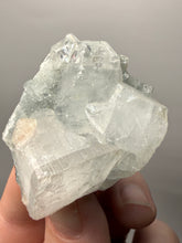 Load image into Gallery viewer, Gemmy Clear Apophyllite & Pink Stilbite on Druzy Chalcedony | Zeolite Specimen | Maharashtra, India